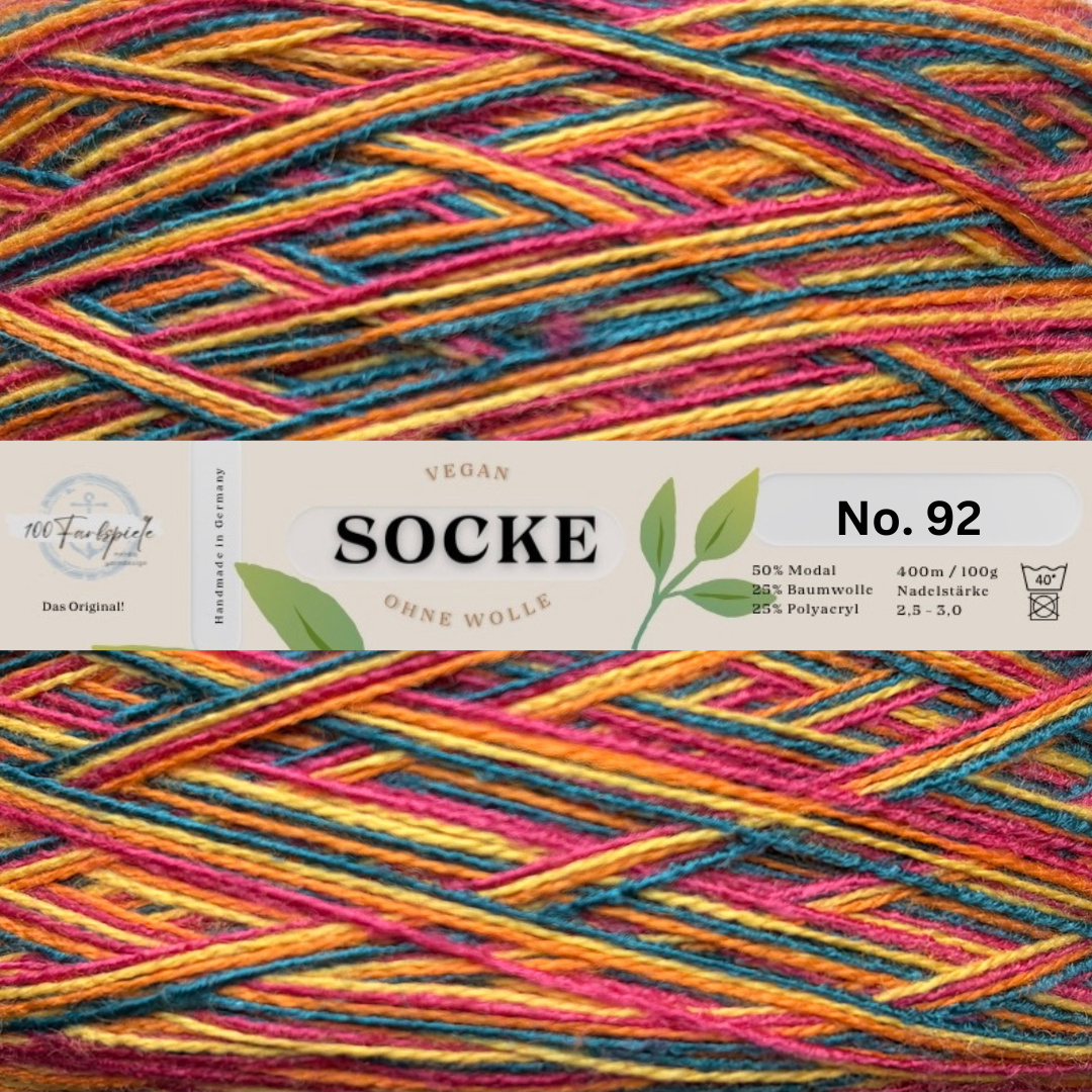 Sockenwolle / Strumpfwolle vegan ohne Wolle  limitiert 9 neue Farben!