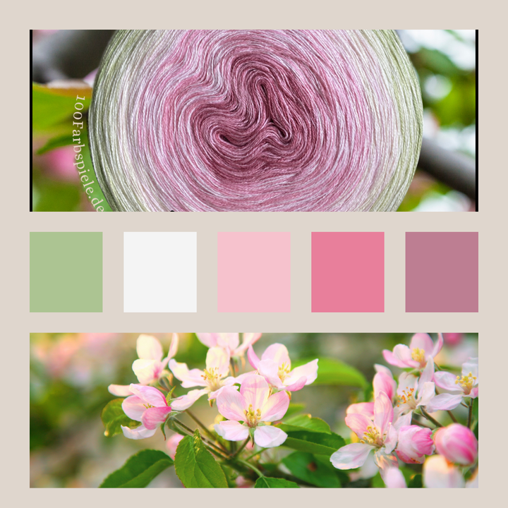 APFELBLÜTE  Classic&PREMIUM Bobbel - 100Farbspiele