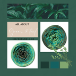 Lade das Bild in den Galerie-Viewer, 100Farbspiele Unikat * All About Green&amp;Teal *
