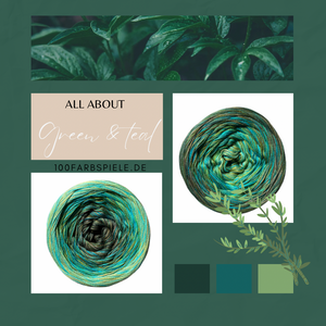100Farbspiele Unikat * All About Green&Teal *