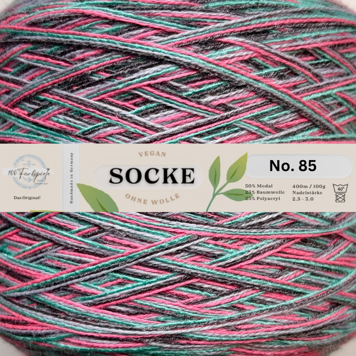 Sockenwolle / Strumpfwolle vegan ohne Wolle  limitiert 7 neue Farben!