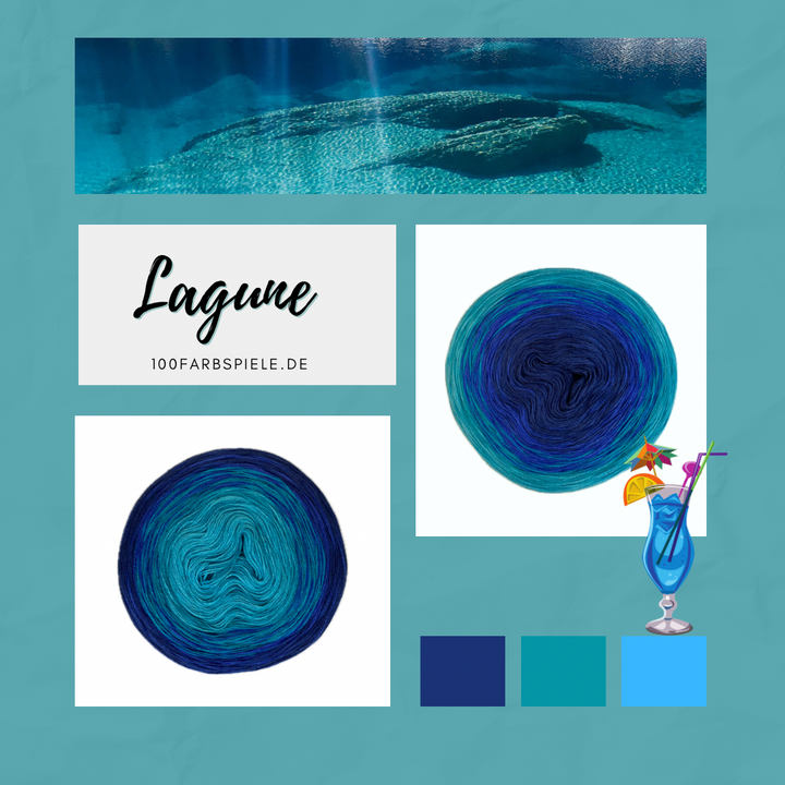 ** LAGUNE ** Unikat Classic&PREMIUM - 100Farbspiele