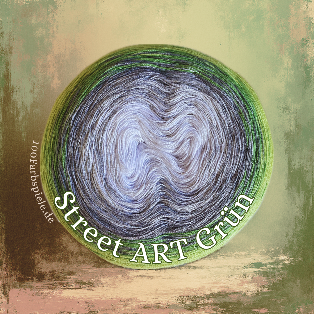 STREET ART GRÜN Unikat Classic&PREMIUM Bobbel