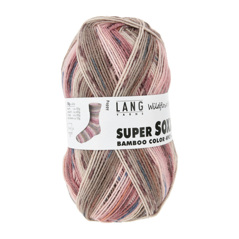 LANGYARNS  Super Soxx Bamboo NEU 2026 - 100Farbspiele