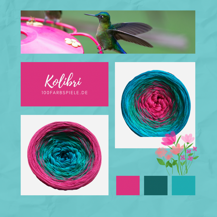 ** KOLIBRI ** Unikat Classic&PREMIUM - 100Farbspiele