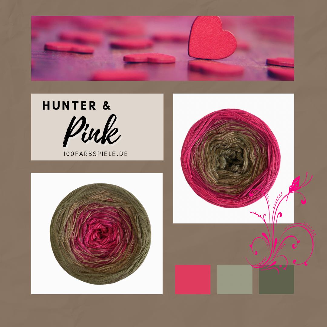 100Farbspiele  Classic&PREMIUM  Hunter & Pink