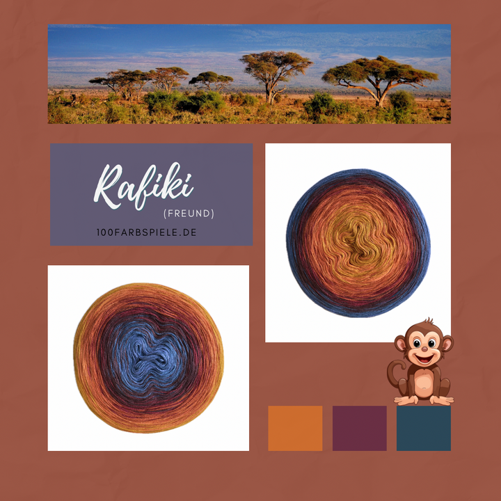 *** RAFIKI *** Unikat **** Classic&PREMIUM - 100Farbspiele