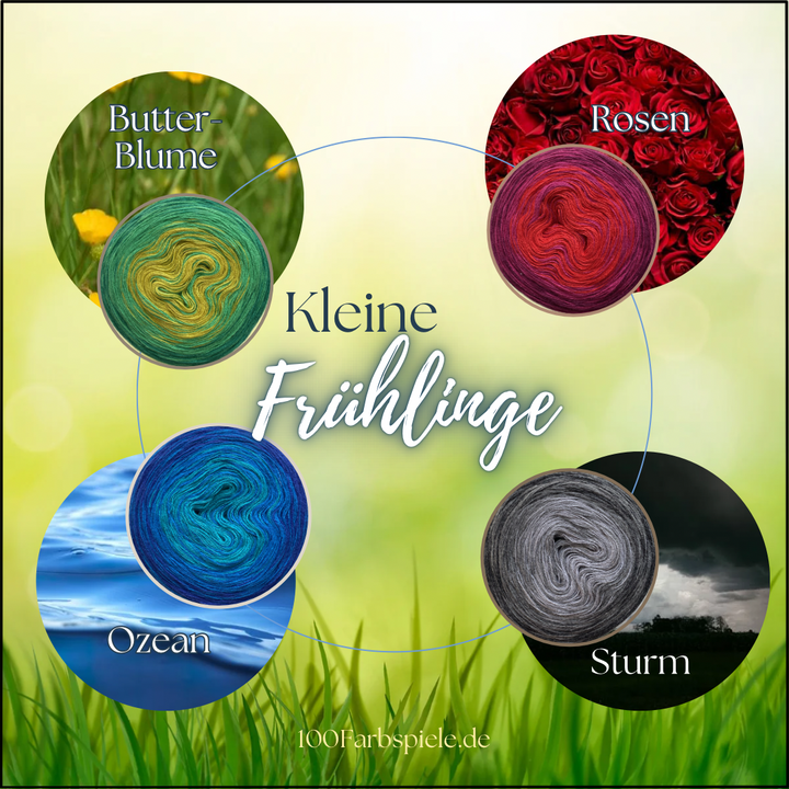 Kleine FRÜHLINGE Unikat Classic&PREMIUM Bobbel in 8 Farben - 100Farbspiele