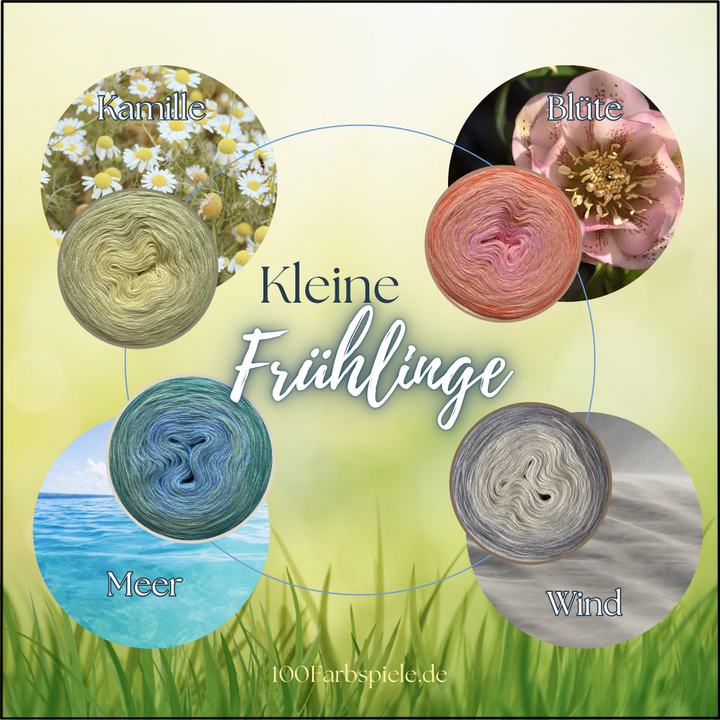 Kleine FRÜHLINGE Unikat Classic&PREMIUM Bobbel in 8 Farben - 100Farbspiele