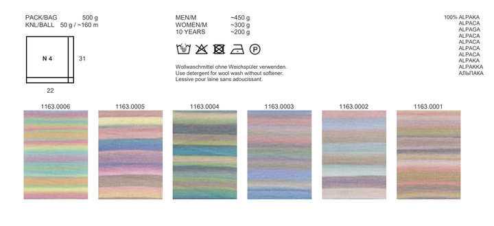 LANGYARNS Cachemire clair ** Nouveaux coloris 22/23 ** 