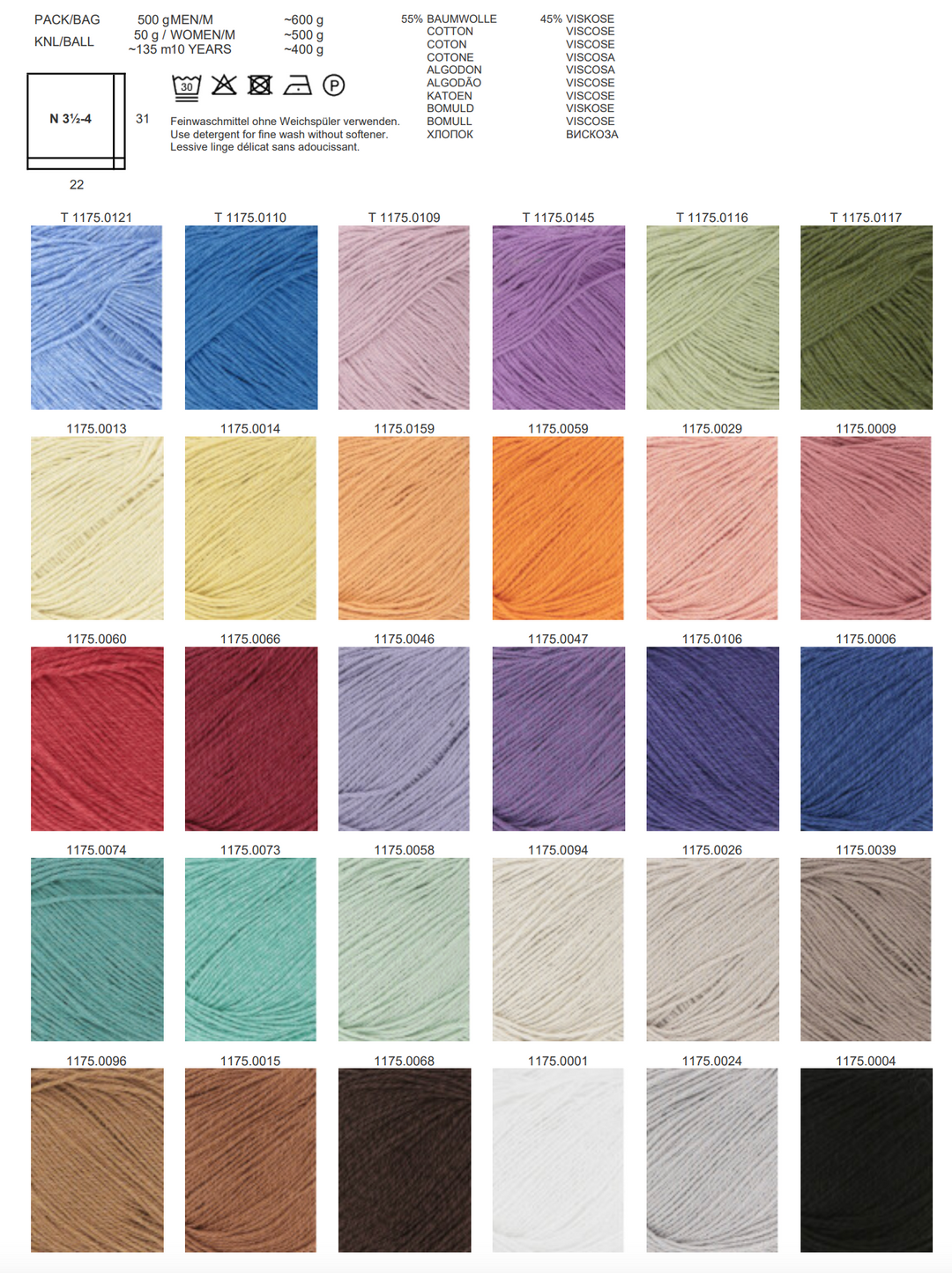 LANGYARNS WOOLADICTS Sweet 135m/50g in 30 Farben *NEU* Sommer 26 - 100Farbspiele