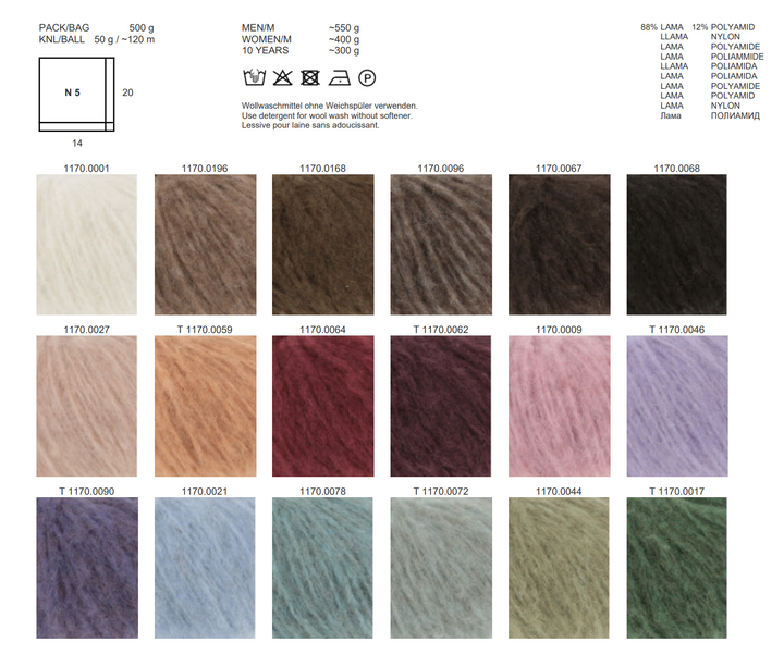 LANGYARNS Cachemire clair ** Nouveaux coloris 22/23 ** 