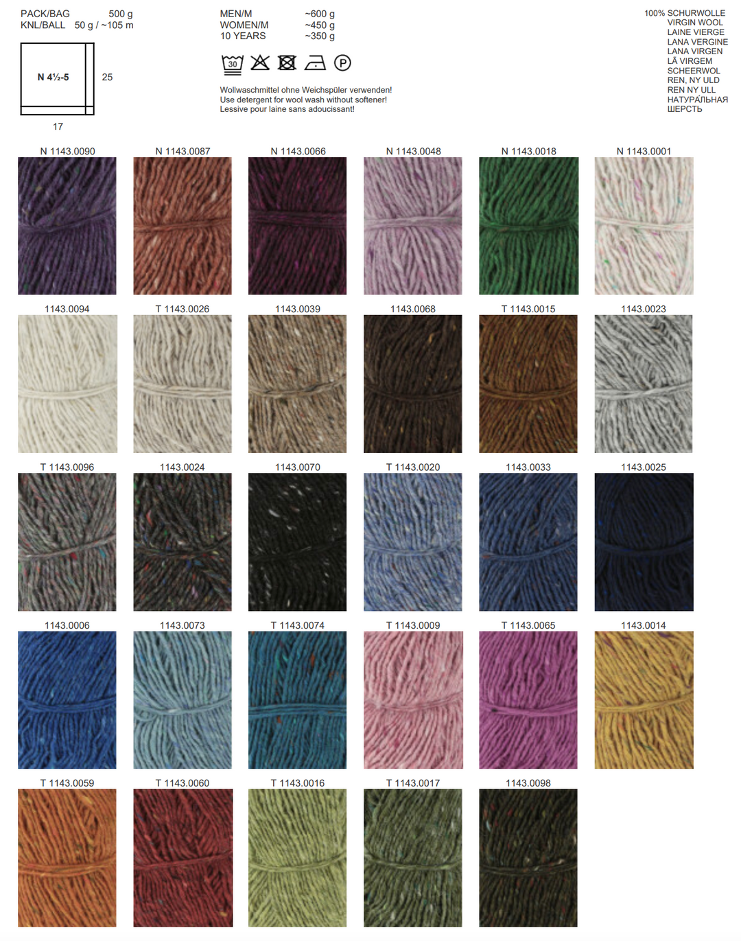 LANGYARNS Cachemire clair ** Nouveaux coloris 22/23 ** 