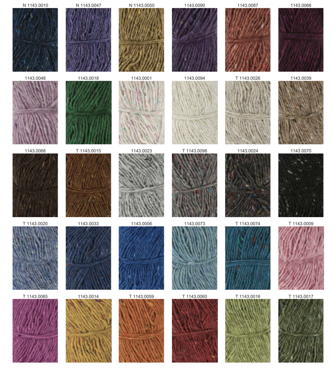 LANGYARNS Donegal Tweed+  105m/50g NEU Farben 2026 - 100Farbspiele