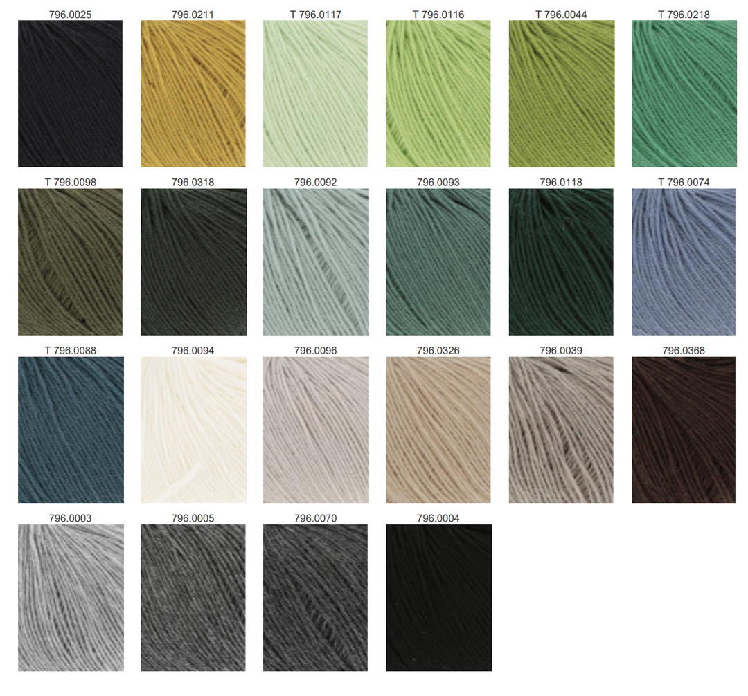 LANGYARNS Merino 400 Neue Farben 200m/25g - 100Farbspiele