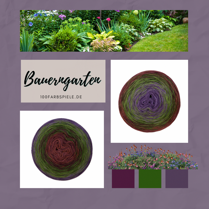 ** BAUERNGARTEN ** Unikat Classic&PREMIUM - 100Farbspiele