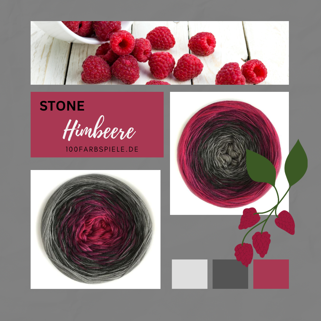 * STONE HIMBEERE * Unikat Classic&PREMIUM - 100Farbspiele