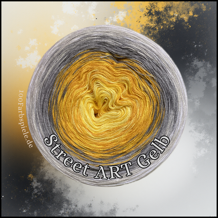 STREET ART GELB Unikat Classic&PREMIUM Bobbel
