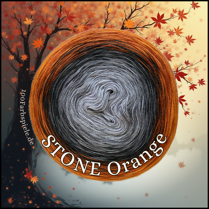 STONE ORANGE Unikat Classic&PREMIUM Bobbel