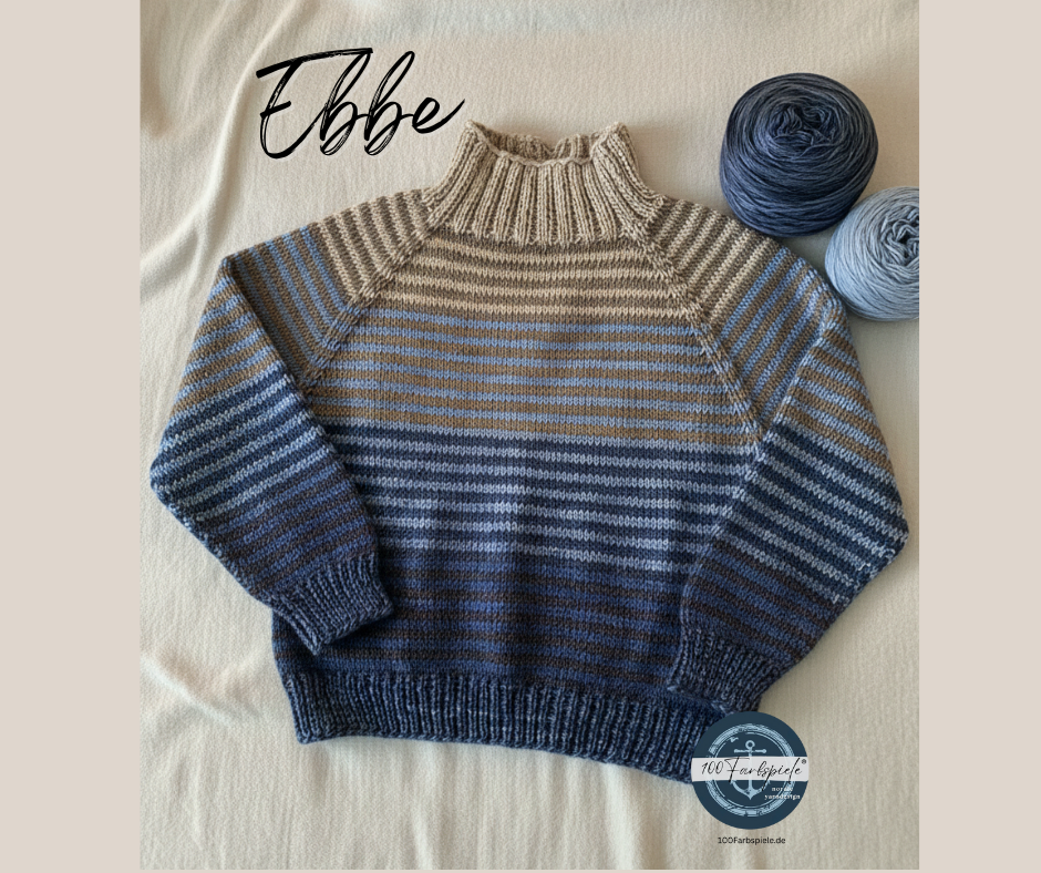 EBBE & FLUT Pulloverpaket inkl. Anleitung >Topdown< - 100Farbspiele