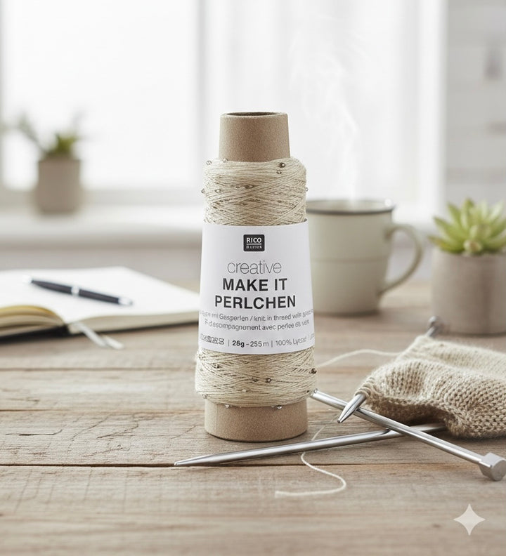 RICO Design * NEU * "Make it Perlchen" Perlengarn / Beilaufgarn - 100Farbspiele