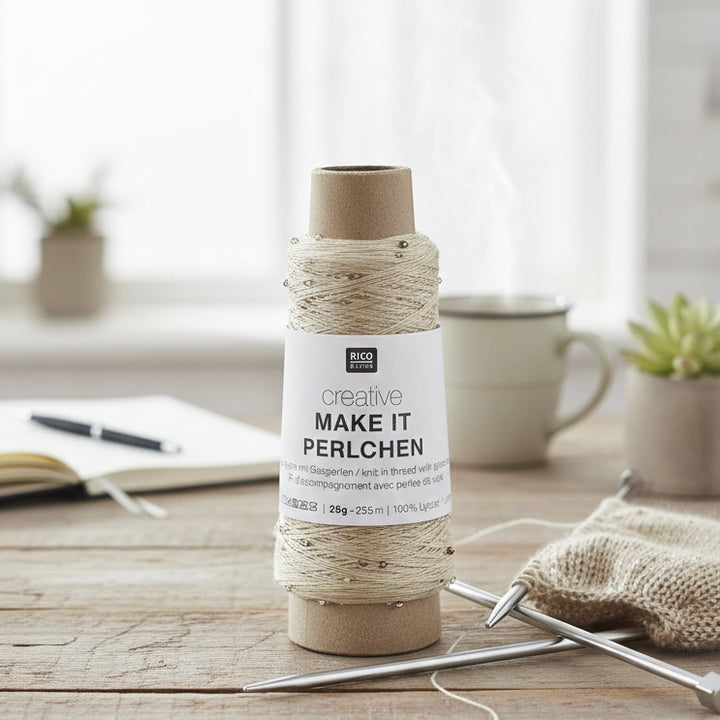 RICO Design * NEU * "Make it Perlchen" Perlengarn / Beilaufgarn - 100Farbspiele