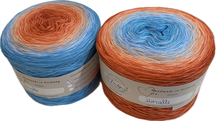 ** KORALLE ** Unikat Classic&PREMIUM - 100Farbspiele