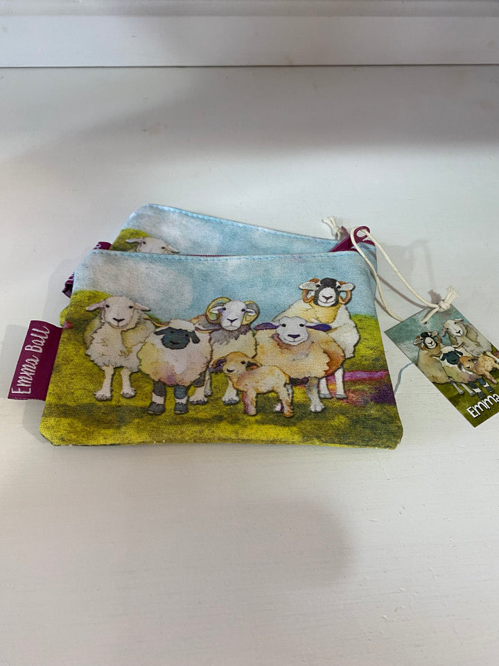 Kleine Tasche mit Reißverschluss  von Emma Ball® verschiedene Designs