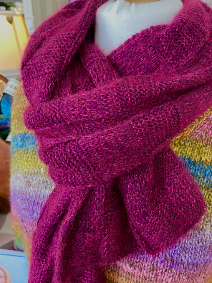 KIT Tricot pour l'étole « Feel Good » en 14 coloris Classic&amp;PREMIUM 