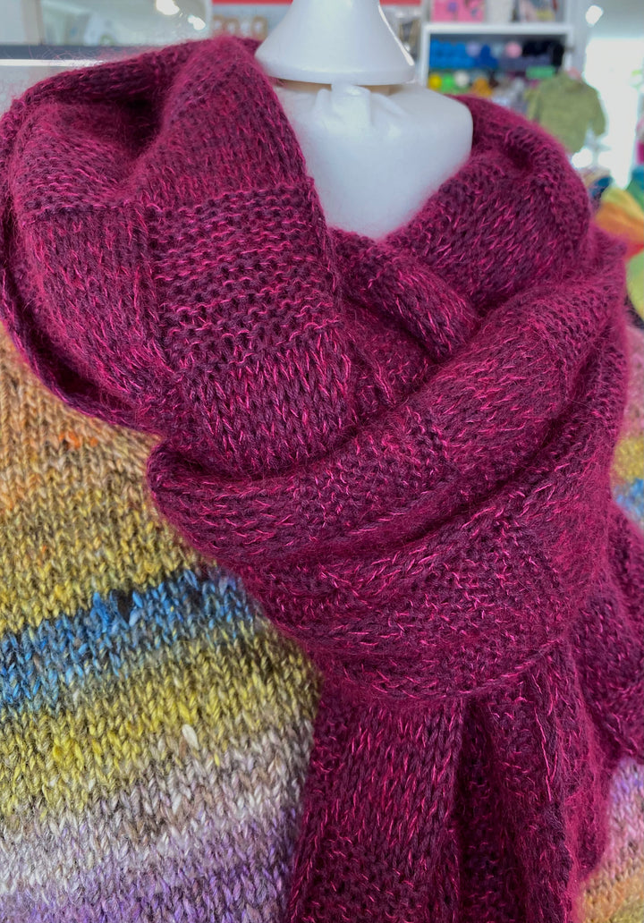 KIT Tricot pour l'étole « Feel Good » en 14 coloris Classic&amp;PREMIUM 