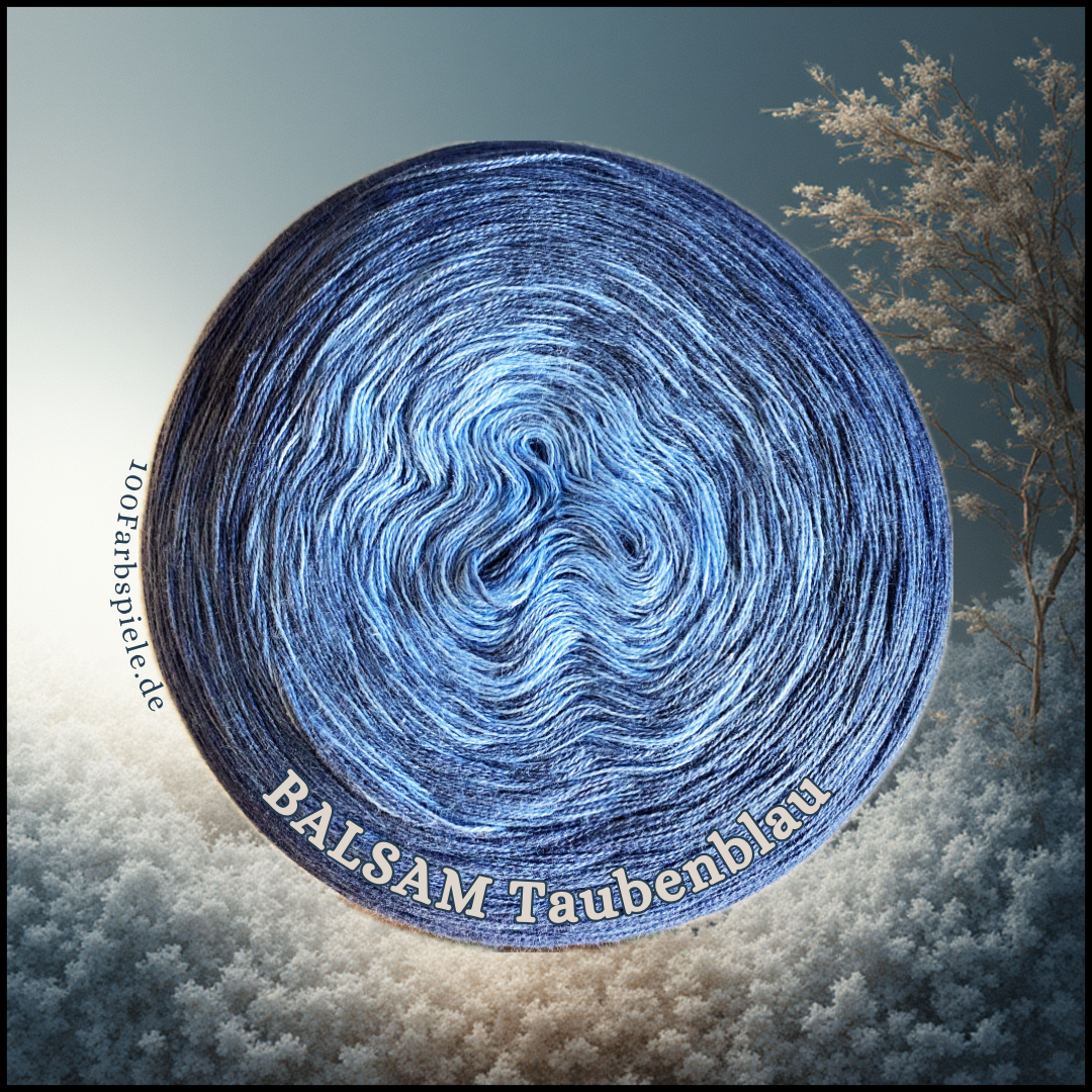 BALSAM TAUBENBLAU Unikat Classic&PREMIUM Bobbel