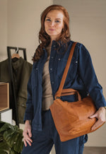 Lade das Bild in den Galerie-Viewer, MUUD Living Ledertasche HIBA handgefertigt SALE 20%
