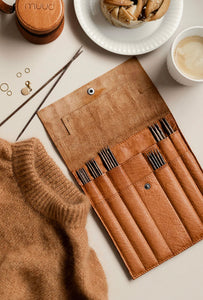 MUUD Living Ledertasche für Nadeln OSLO handgefertigt SALE 20%