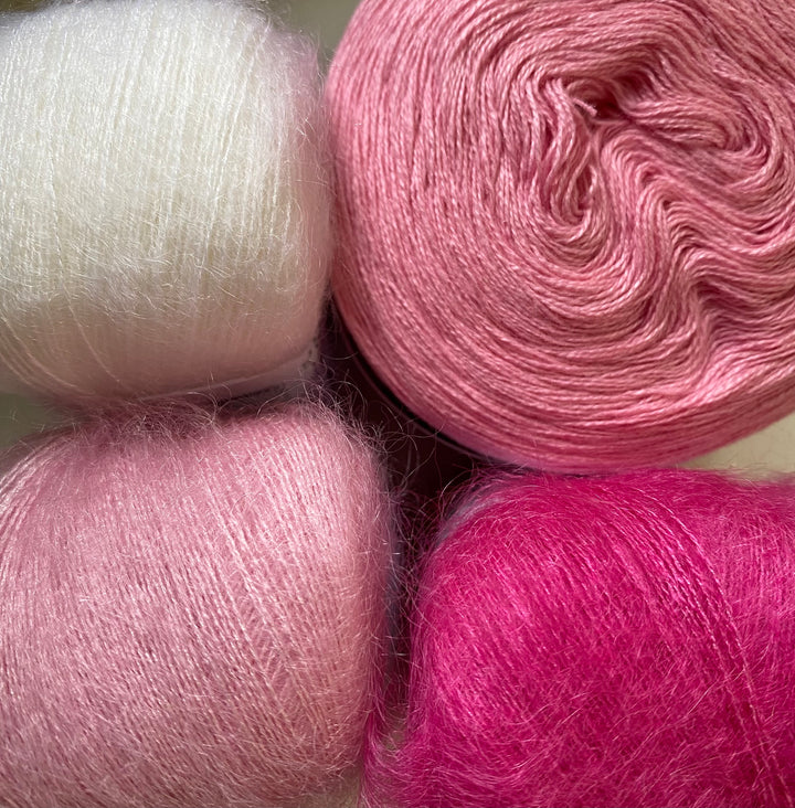 Strick KIT zur Stola " Feel Good " in 15 Farben ** NEU jetzt auch Color ** - 100Farbspiele