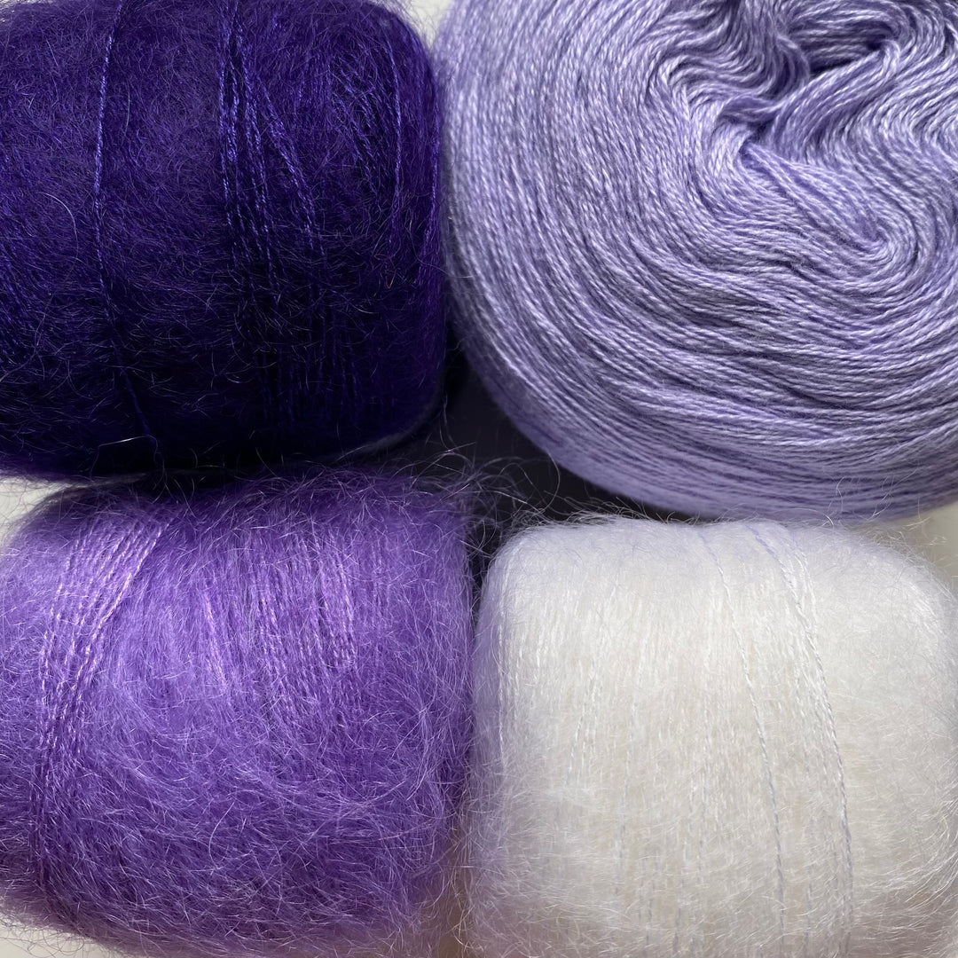 Strick KIT zur Stola " Feel Good " in 15 Farben ** NEU jetzt auch Color ** - 100Farbspiele