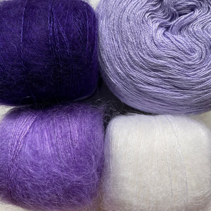 Strick KIT zur Stola " Feel Good " in 15 Farben ** NEU jetzt auch Color ** - 100Farbspiele