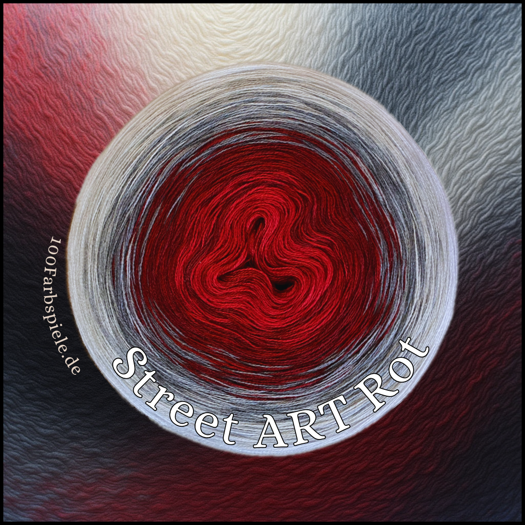 STREET ART ROT Unikat Classic&PREMIUM Bobbel
