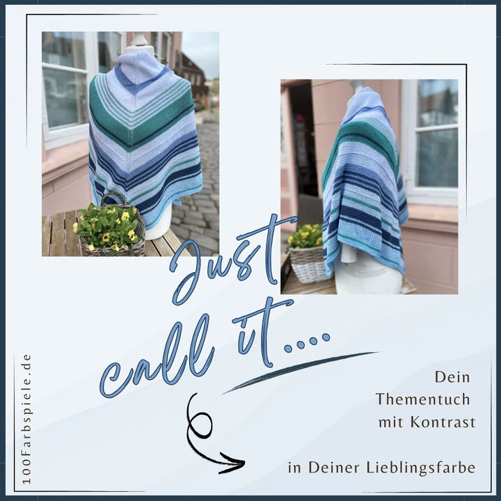 Just Call it.... Das Thementuch * Strickpaket mit Anleitung * Einführungspreis 3 Tage 10%