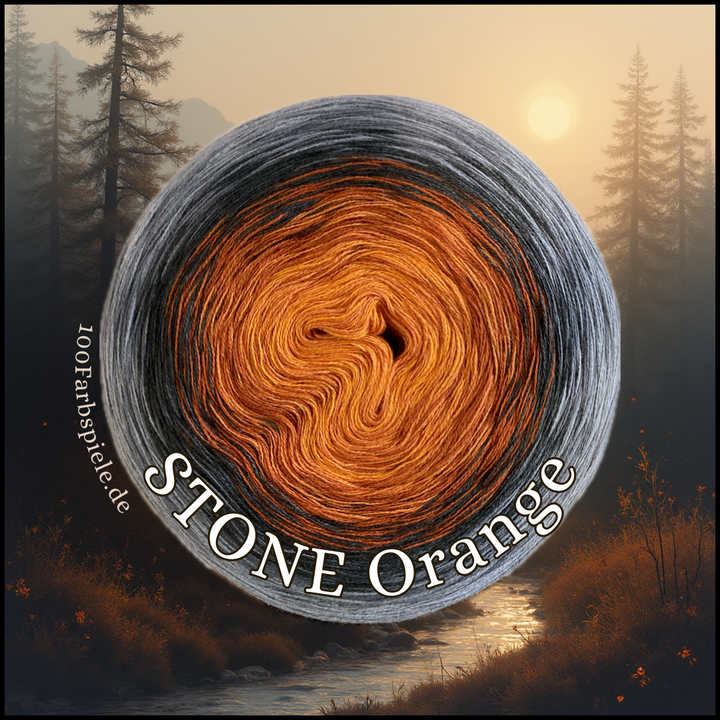 STONE ORANGE Unikat Classic&PREMIUM Bobbel