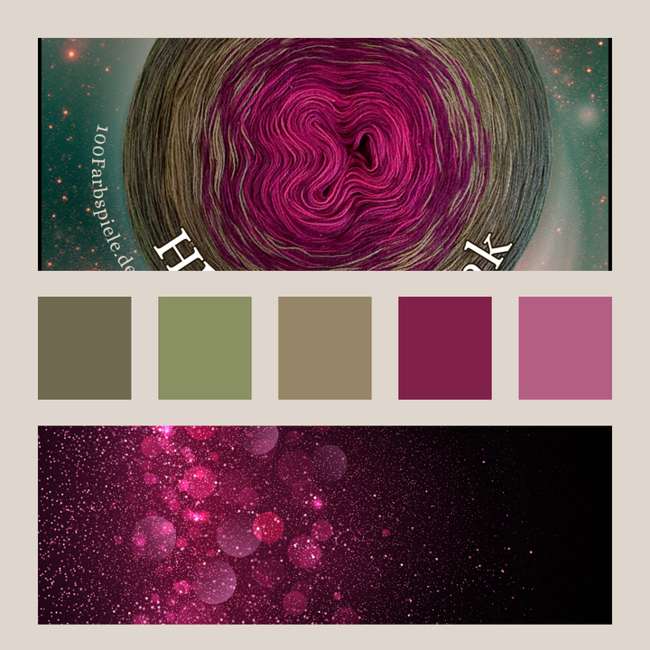 HUNTER &amp; PINK unique Classic&amp;PREMIUM bobble