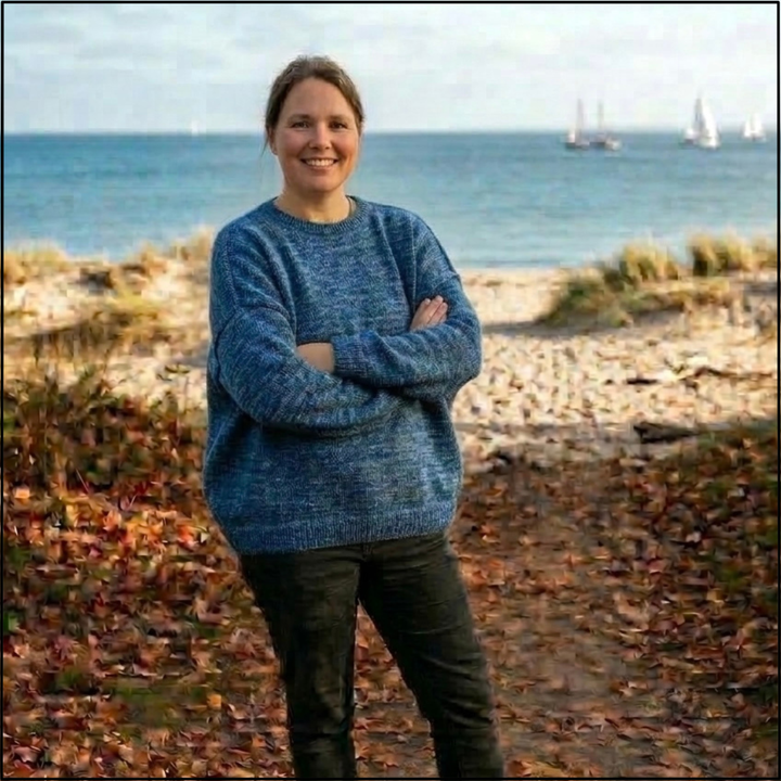 100Farbspiele Strickanleitung Sweater  (anfängertauglich, uni oder Farbverlauf)-DOWNLOAD - - 100Farbspiele