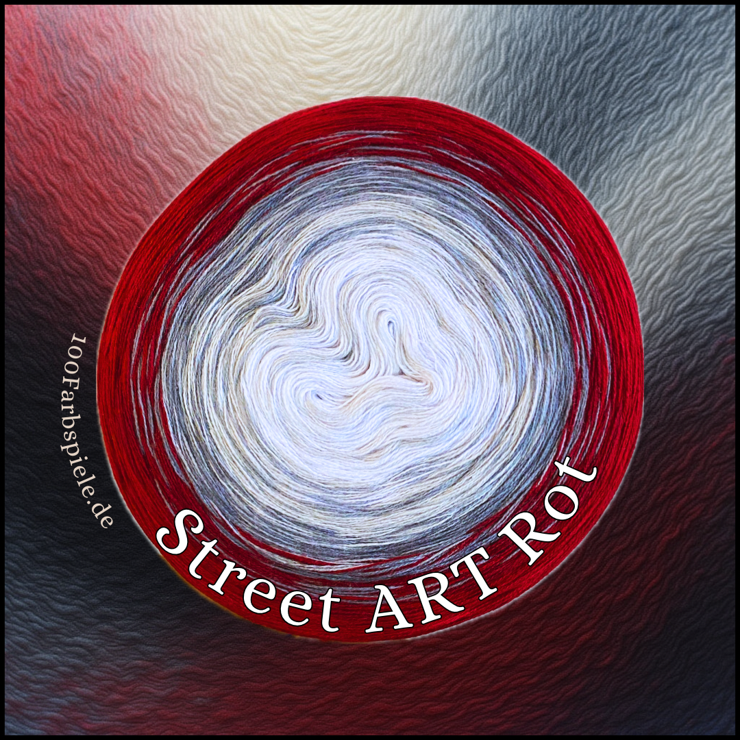 STREET ART ROT Unikat Classic&PREMIUM Bobbel