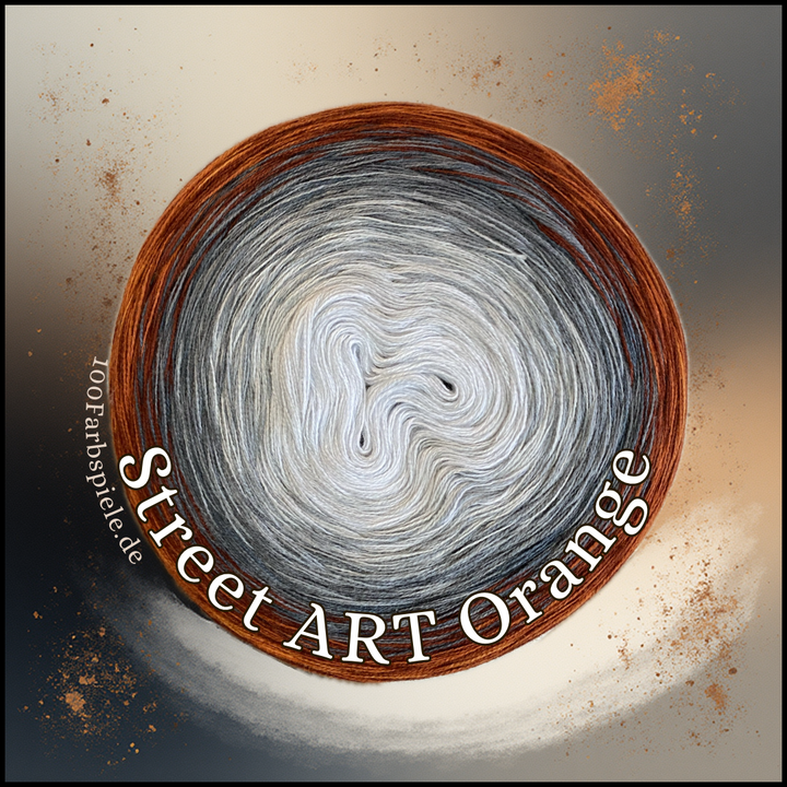 STREET ART ORANGE Unikat Classic&PREMIUM Bobbel