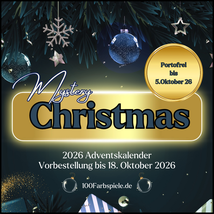 100Farbspiele * Secret CHRISTMAS * Advent calendar pre-order > postage free* <