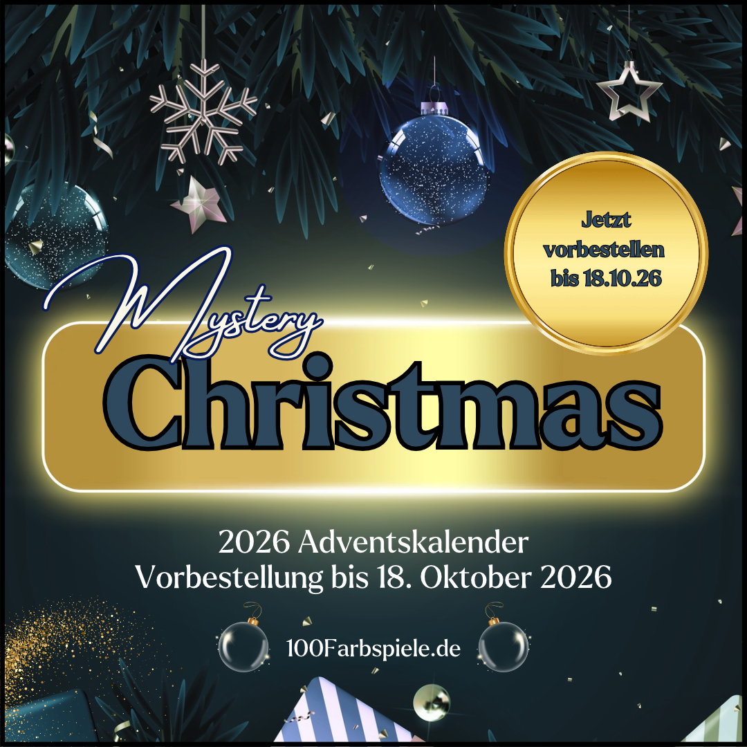 100Farbspiele * Secret CHRISTMAS * Advent calendar pre-order > postage free* <