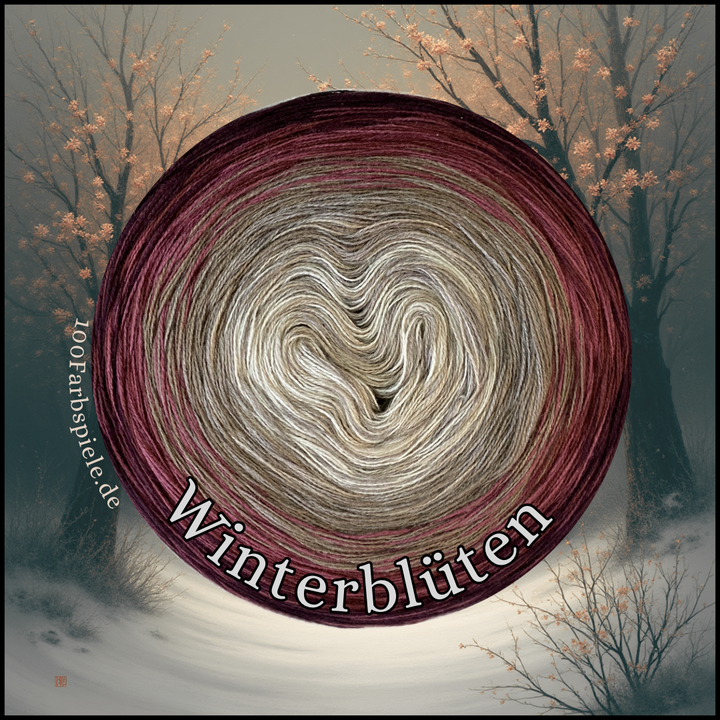 WINTERBLÜTEN Unikat * NEU * Classic&PREMIUM Bobbel