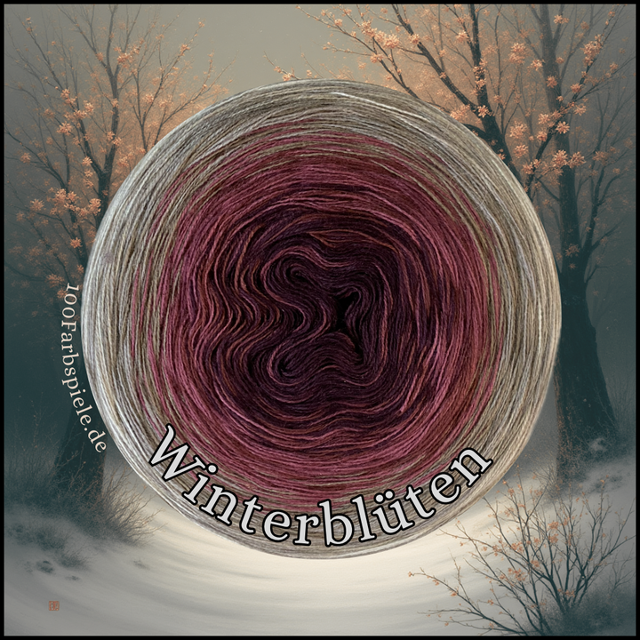 WINTERBLÜTEN Unikat * NEU * Classic&PREMIUM Bobbel