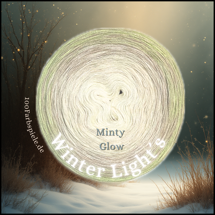 "Winter Light´s" MINTY GLOW  Unikat Classic&PREMIUM Bobbel Sonderedition