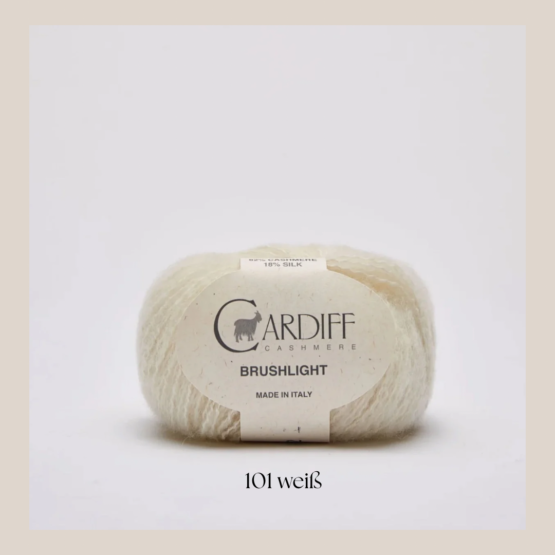 CARDIFF Cashmere Brushlight 138m/25g in 20 Farben