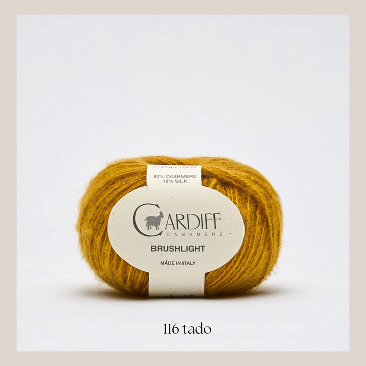 CARDIFF Cashmere Brushlight 138m/25g in 20 Farben